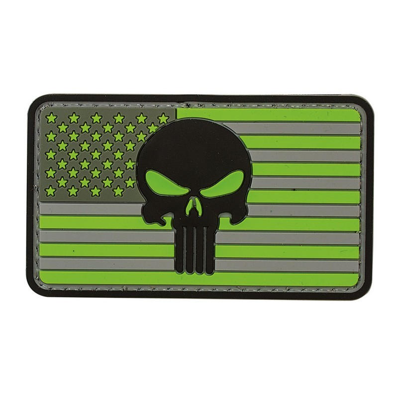 Voodoo Tactical 07-0813000000 Rubber Punisher Flag Patch