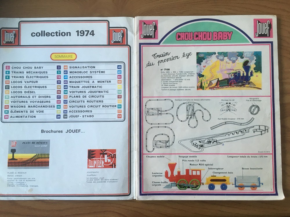 JOUEF 1974 G8 CATALOGUE