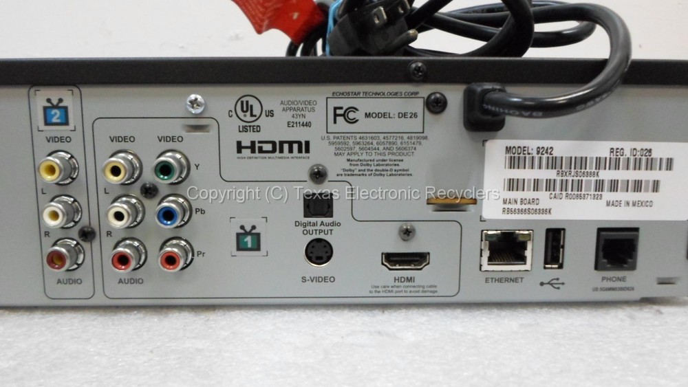 Bell 9242 HD PVR Receiver - NO REMOTE