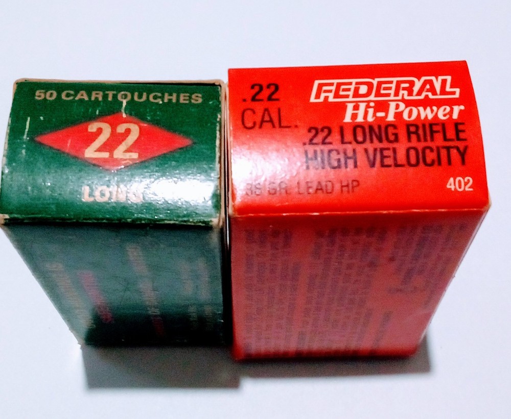 Empty Lot Of .22 Ammo Boxes 6 Different