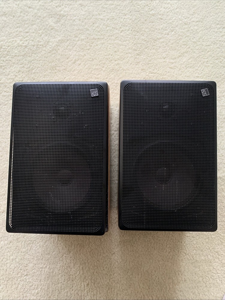 ADS L400 Pair Bookshelf High Fidelity Speaker 2 Way Walnut