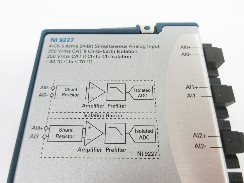 NATIONAL INSTRUMENTS NI 9227 cDAQ ANALOG CURRENT INPUT MODULE 4 CHANNEL