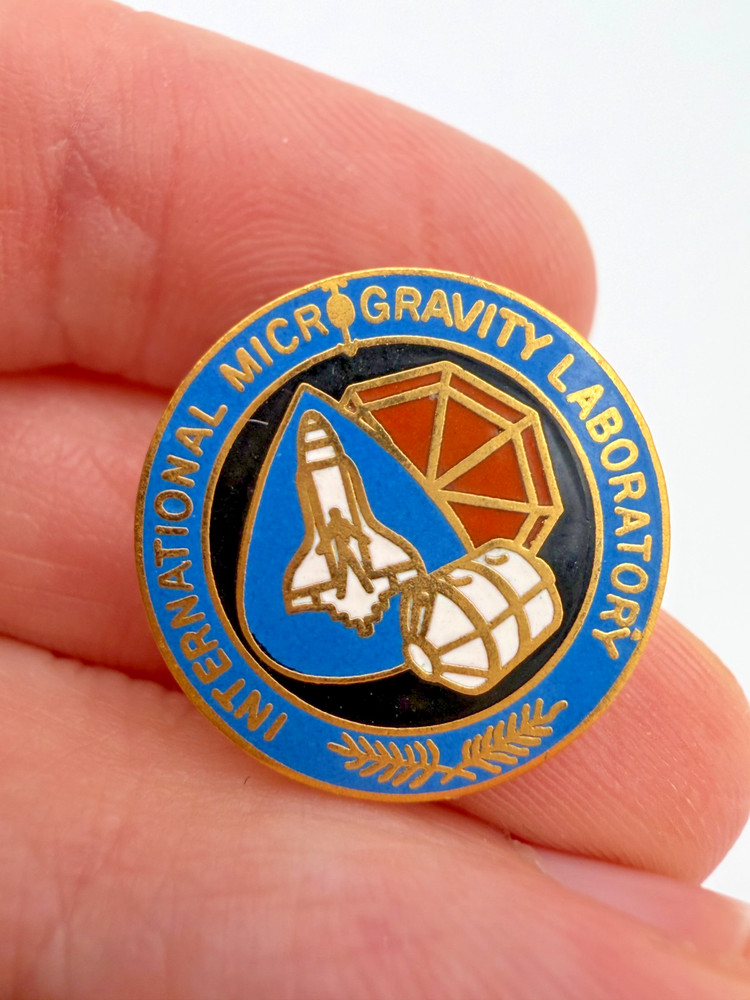 NASA International Microgravity Laboratory Pin RARE