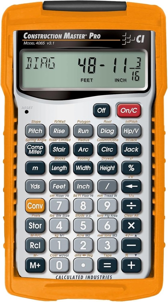 CM Pro Advanced Construction Calculator - Builder's Choice