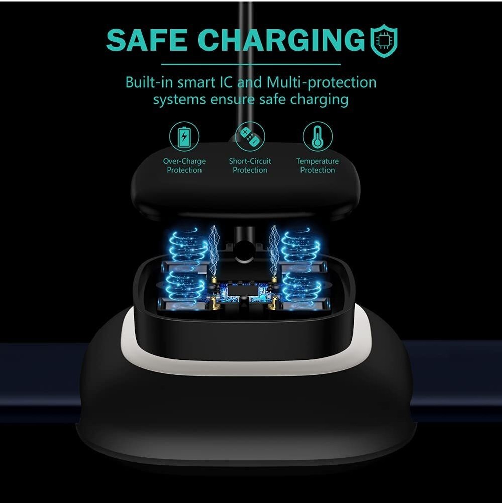 For Fitbit Versa3/Sense Watch USB Wireless Charging Dock Fast Cable Charger US