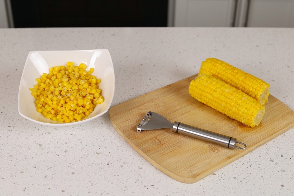 loocannon Stainless Steel Corn Cob Peeler & Stripper