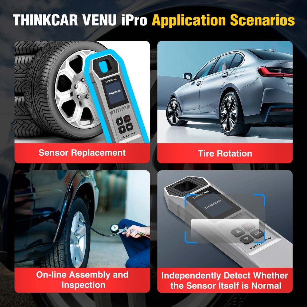 ThinkTPMS VENU iPro Activate Relearn Program TPMS Sersor Work W/ Thinkscan 689BT