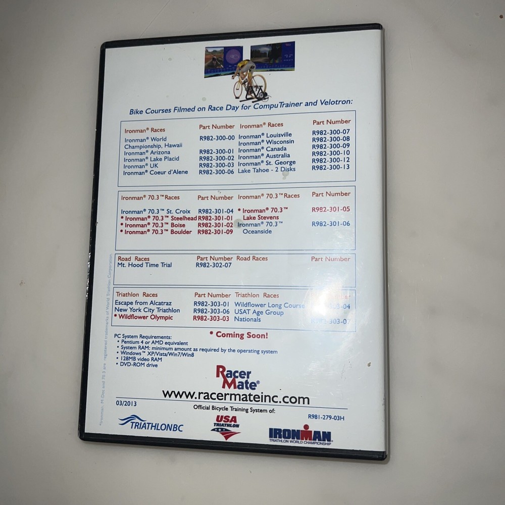 Interactive Real Bike Course Videos RacerMate Computrainer Cycling Software