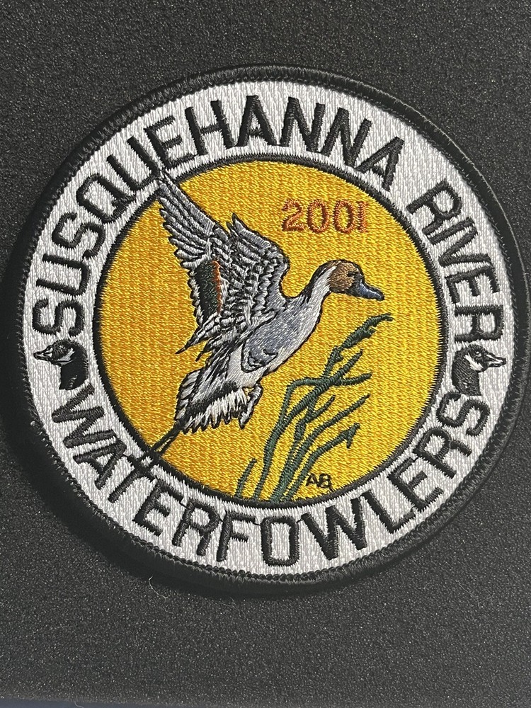 VINTAGE 2001 “SUSQUEHANNA RIVER WATERFOWLERS” PATCH 4” Diameter