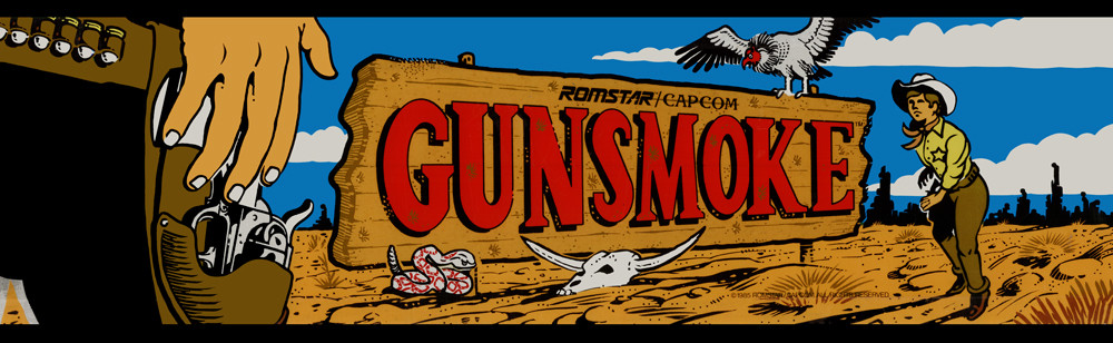 Gunsmoke Arcade Marquee Header