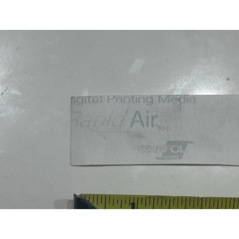 Doctor John's Performance White Rectangle Shape Sticker