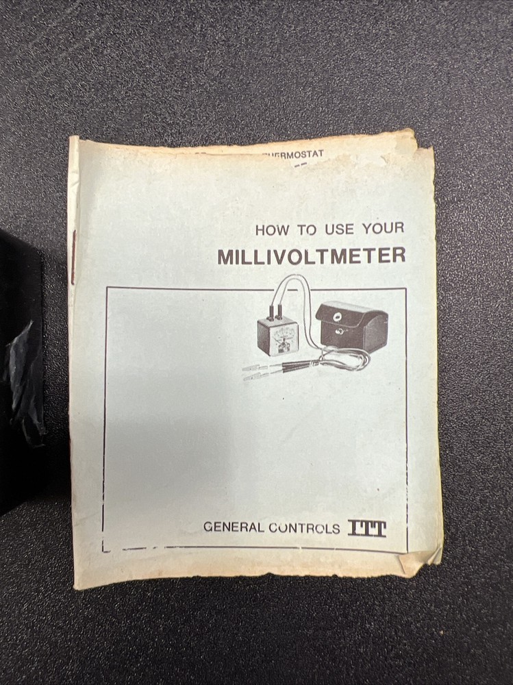 Vintage General Controls Millivoltmeter