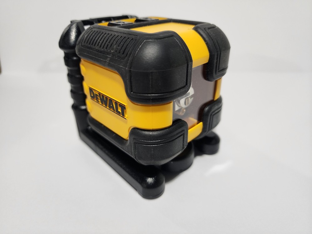 DEWALT 40 ft. Red Self-Leveling Cross Line Laser Level w (2) AA Batteries & Case