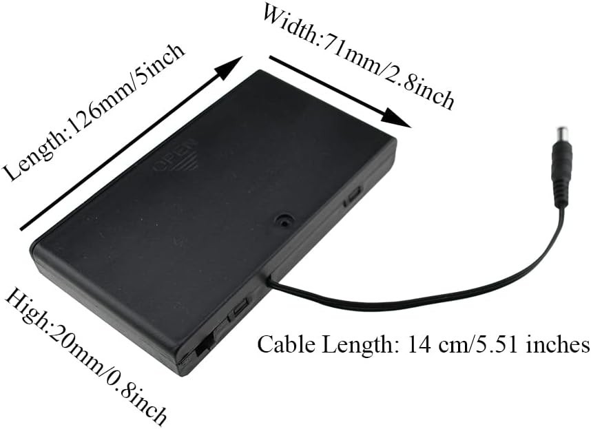 Efficient 12V Battery Supply Holder - Quick Access for Wireless Cameras & Lights