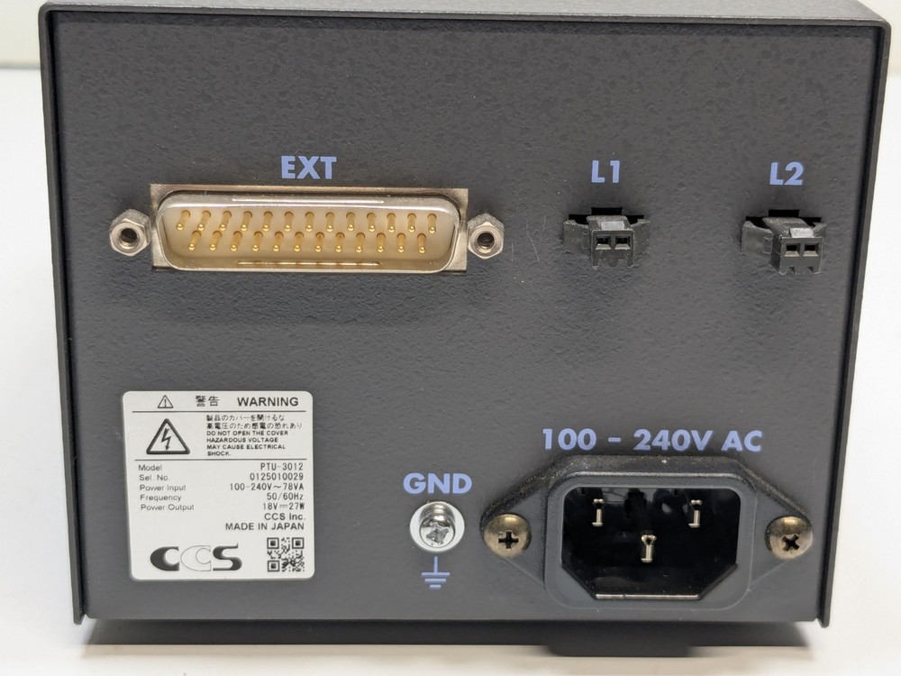 CCS PTU-3012 Strobe Lighting Control Power Supply Unit 18VDC 2 Channels