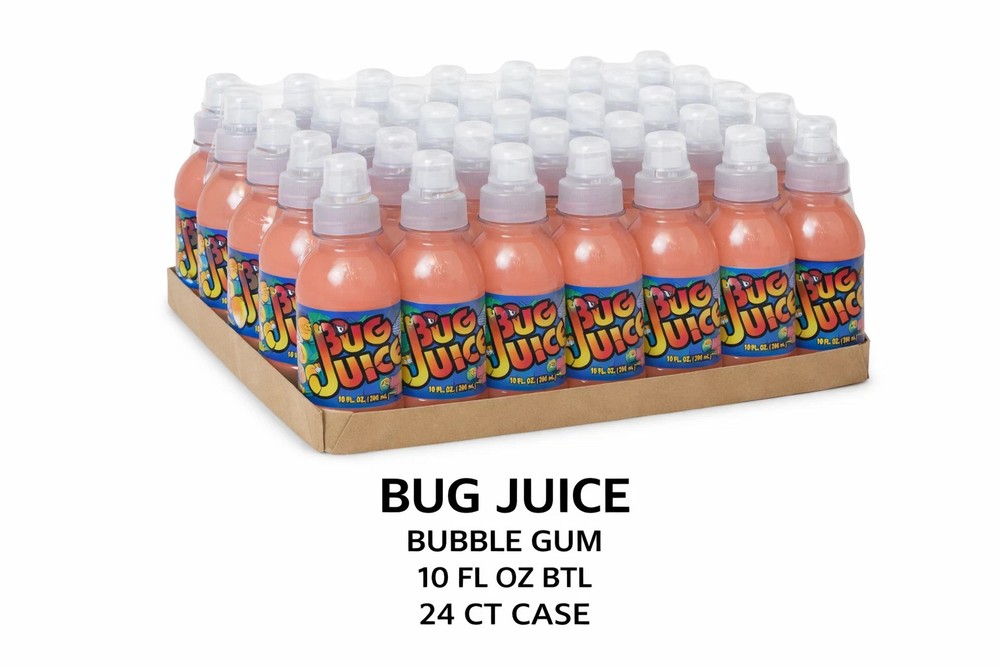 BUG JUICE BUBBLE GUM 10FL OZ BTL 24CT CASE