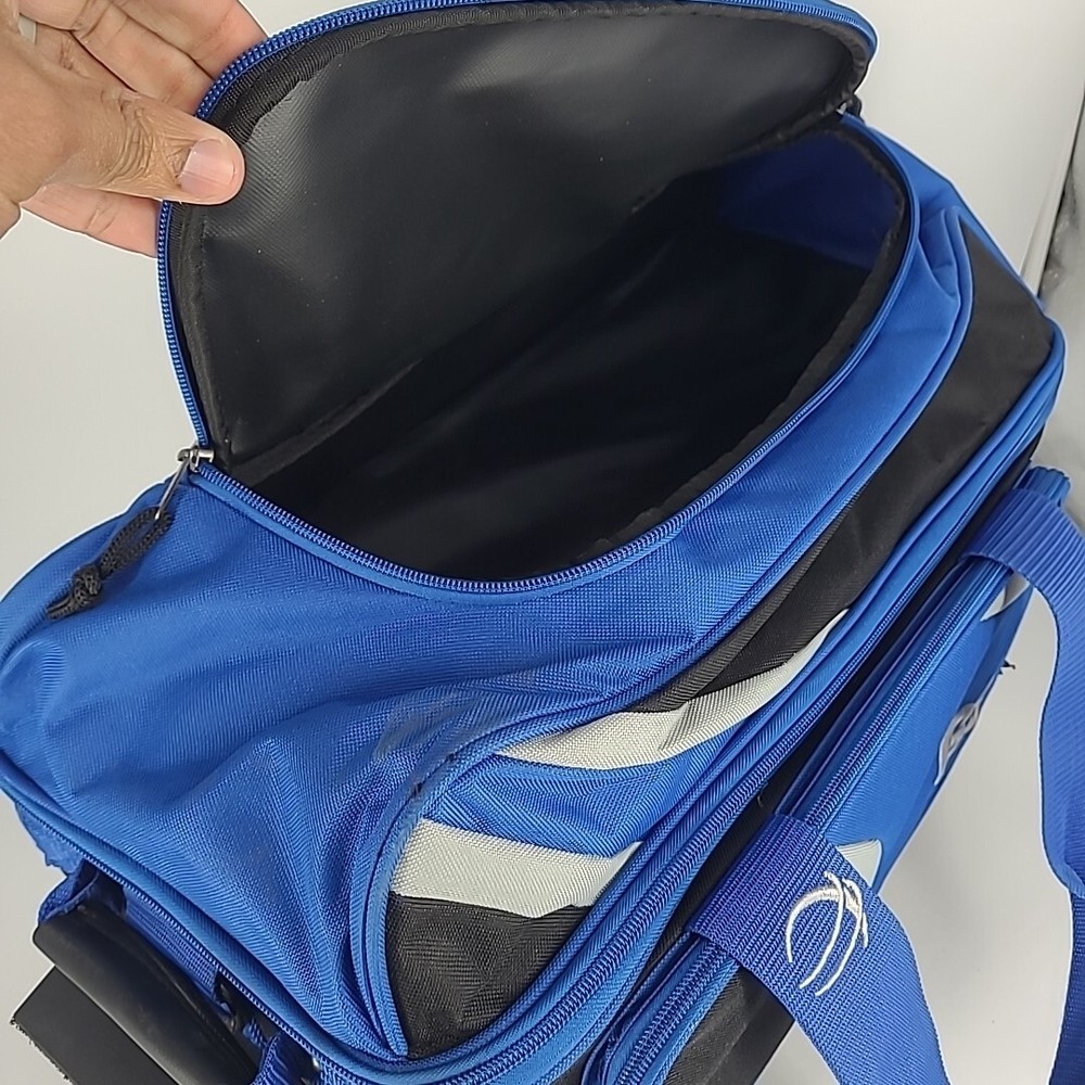 BSI Dash 2 Ball Roller Bowling Bag Blue and Black