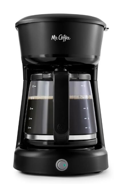 Mr. Coffee Easy On/Off 12-Cup Coffee Maker Switch Pour Grab-a-Cup Auto Pause ...