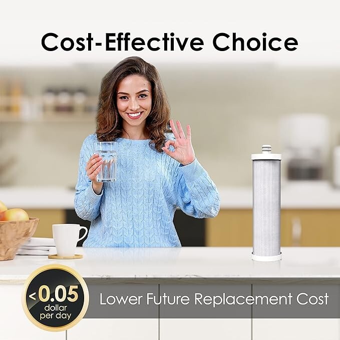 Waterdrop WF08 Under Sink Replacement Water Filter,8000 Gallons Capacity
