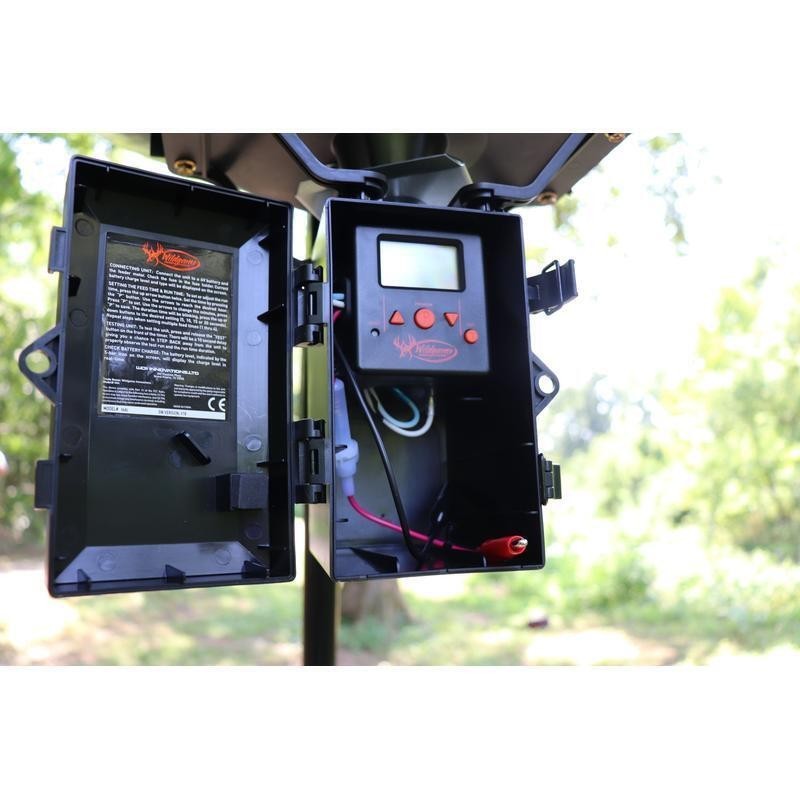 Automatic Wildlife Feeder 30 Gallon Quick Set Adjustable Timer W/ Varmint Guard
