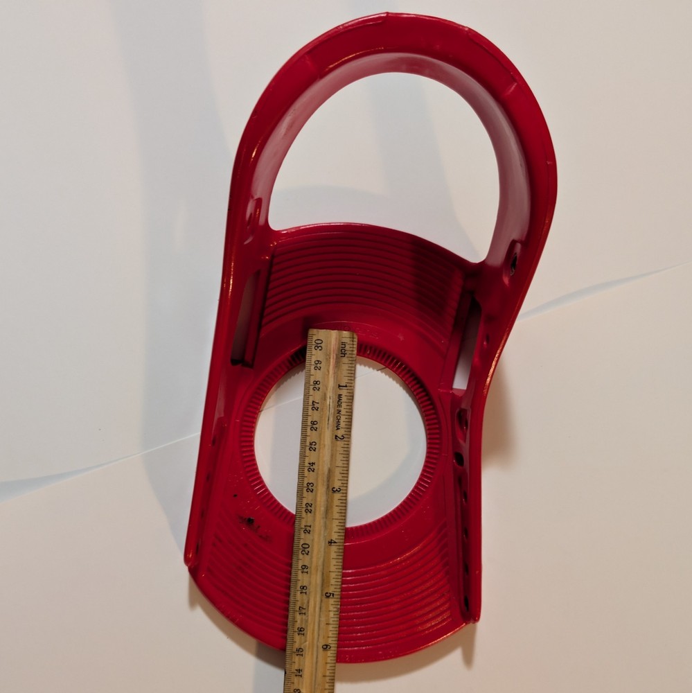 Burton Freestyle Custom Binding Left Baseplate Size Large Red