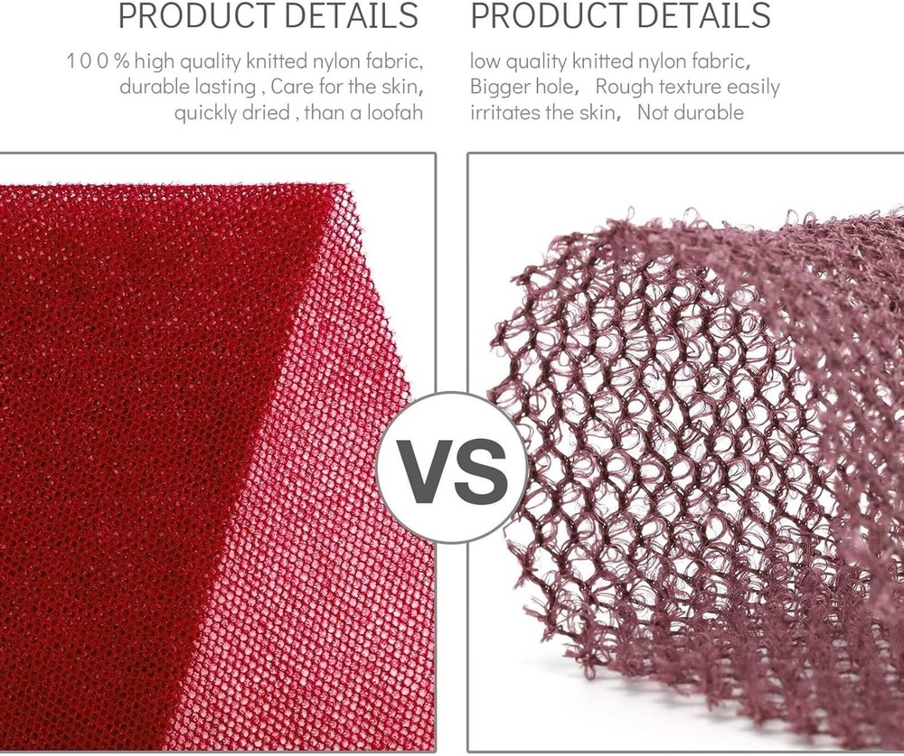 Durable African Net Sponge 2-Pack - Efficient Bath & Kitchen Cleaning Solution