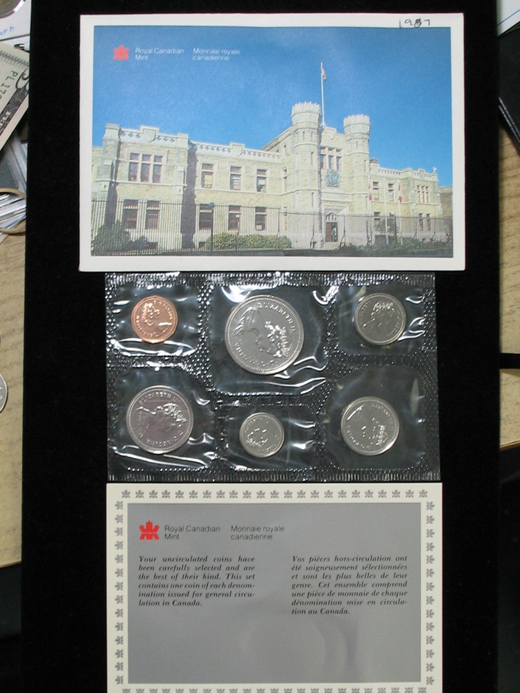 1987 CANADA PROOFLIKE MINT SET * WITH ORIGINAL MINT PACKAGING *