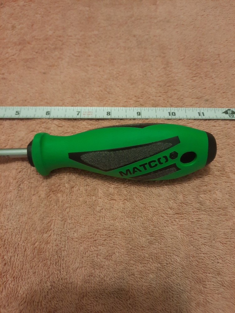 Matco Tools Slotted Screwdriver Green New