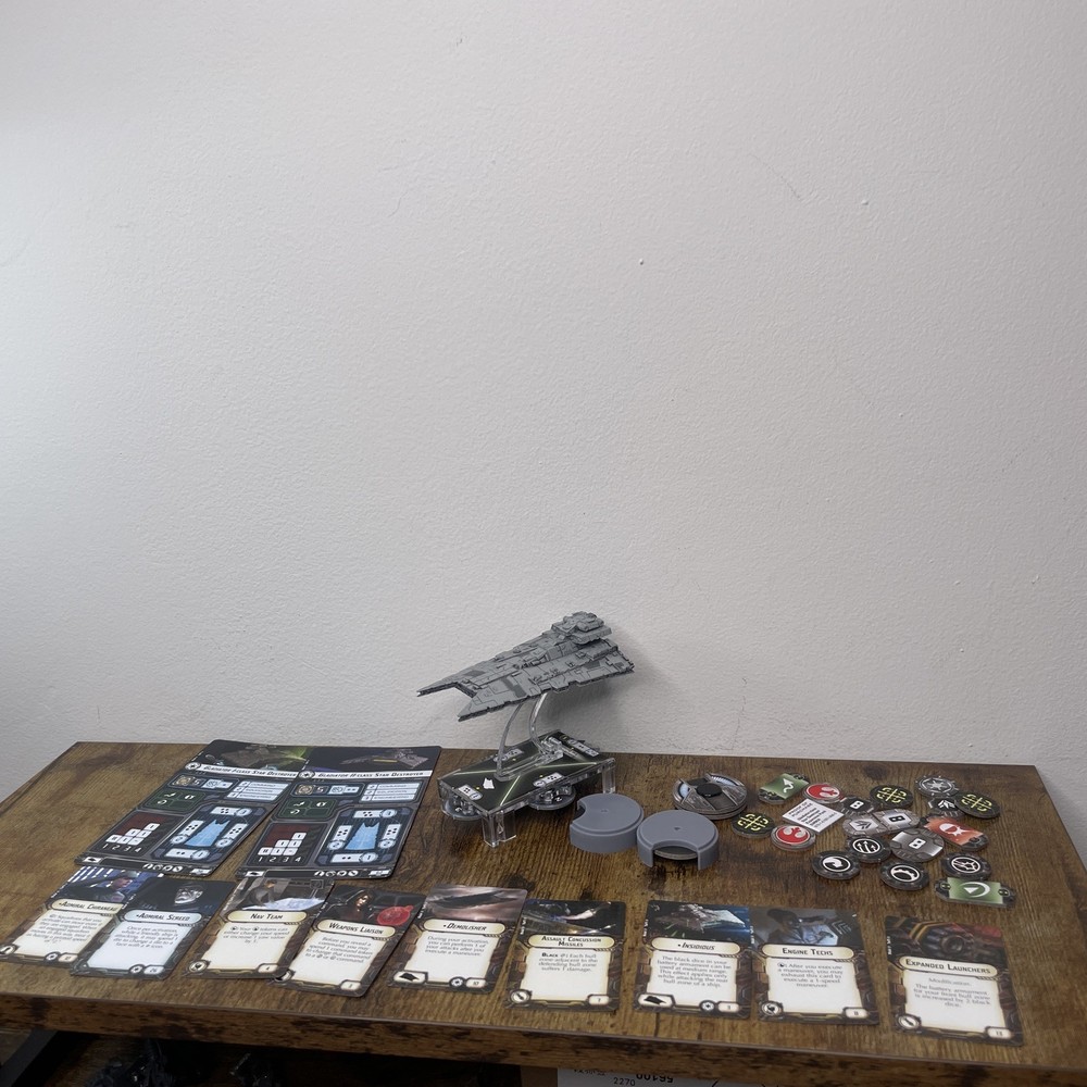 Star Wars Armada Gladiator Class Star Destroyer Expansion Pack *complete*