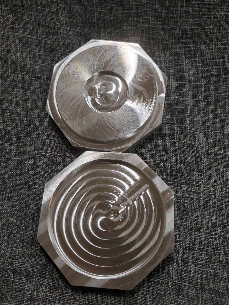Billet Aluminum Coaster, Hex and Square Shapes