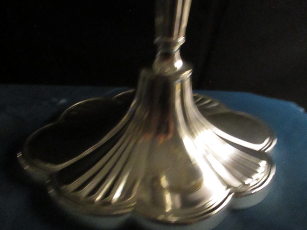 2 Vintage Gorham 11” 0200 silver ELECTROPLATED Candlestick holders APHRODITE