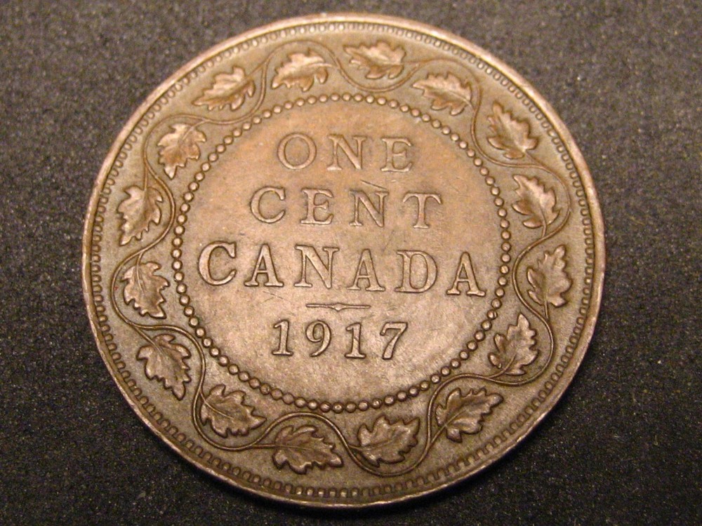 1917 Canadian Large Cent