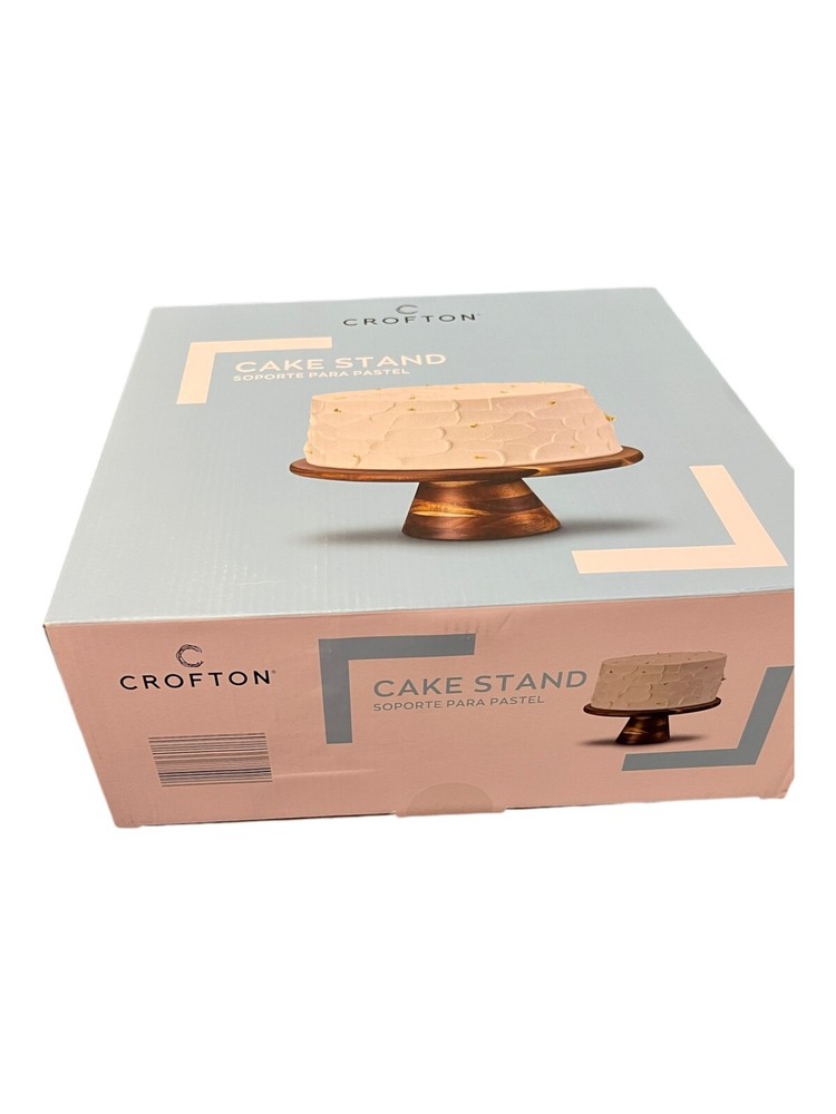 Aldi Crofton Acacia Wood Cake Stand