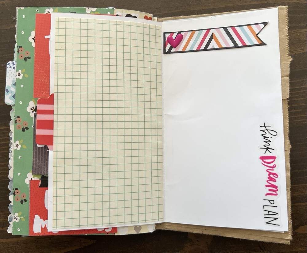 Handmade Starbucks Junk Journal Paper Bag Scrapbook