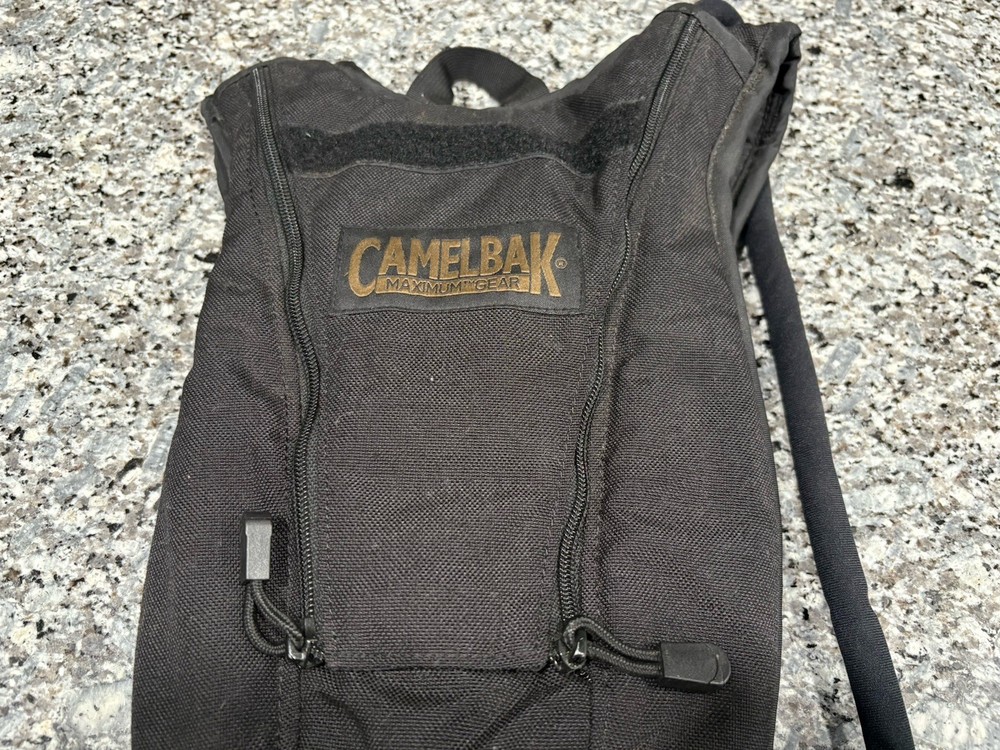 Camelbak Maximum Gear Stealth Hydration Backpack w/ Bladder - Black Adjustable