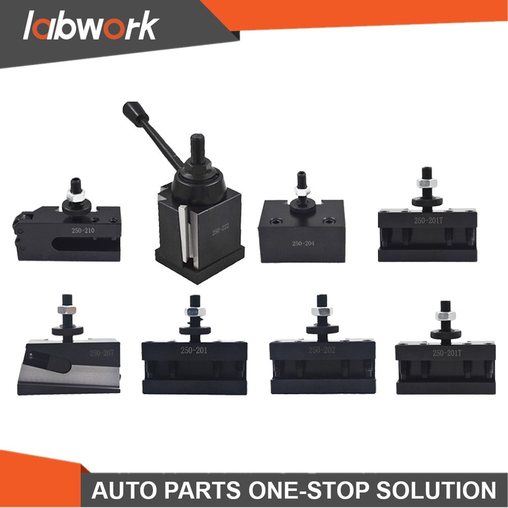 Labwork 7 Pack BXA 250-222 Wedge Type Tool Post For Lathe 10 - 15" Tool Holders