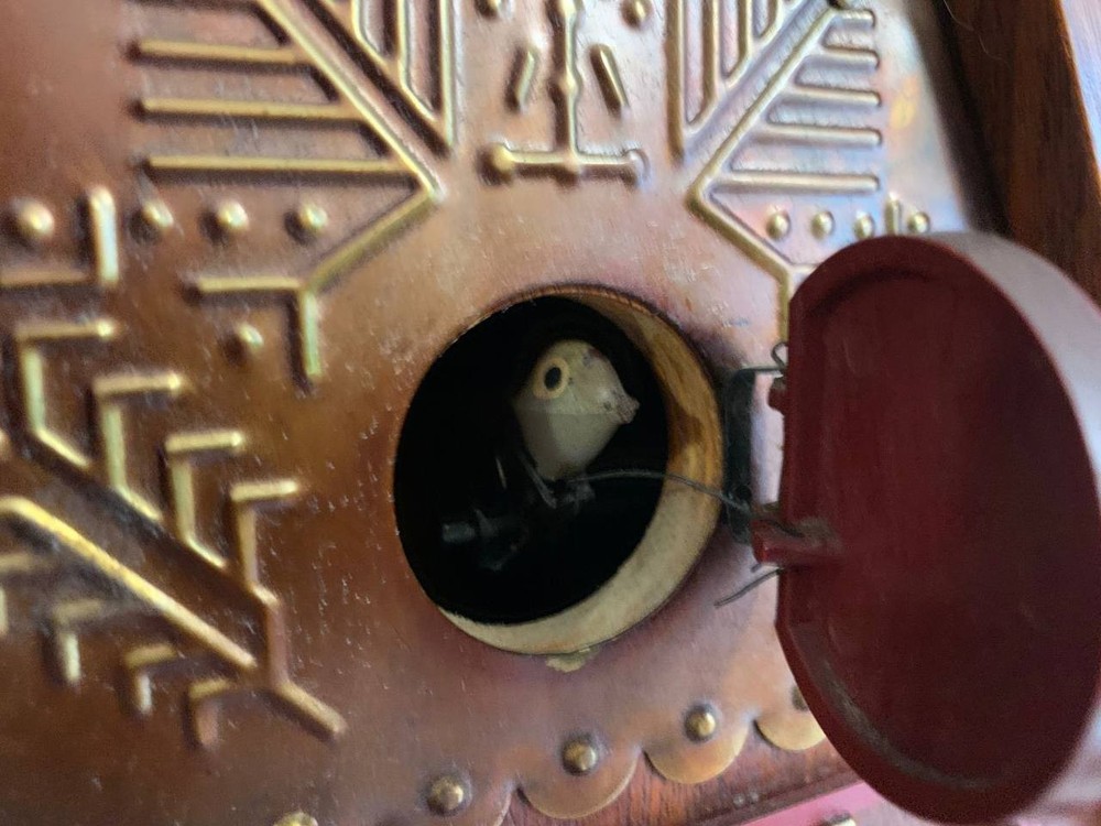 Soviet Vintage Cuckoo clock, USSR clock, Soviet working clock, Mechanical clock