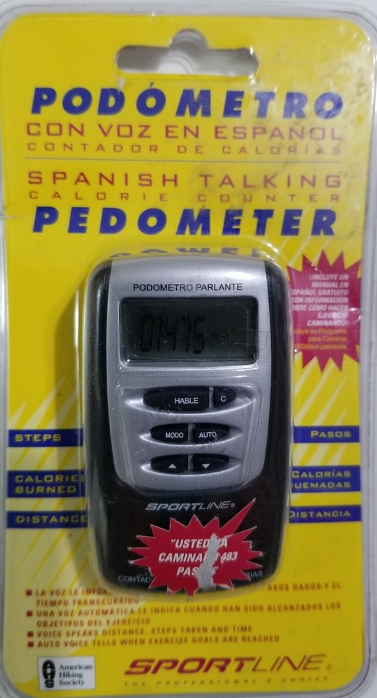 Sportline Pedometer - Spanish