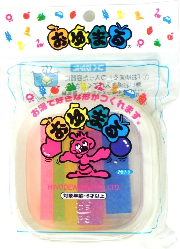 Oyumaru Reusable Modelling Compound Assorted Colours 7 Pack JAPAN IMPORT