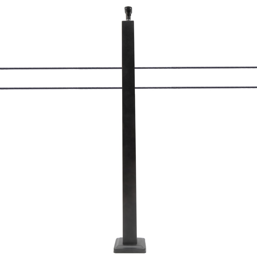 Cable Railing Post Railing Column 36"x2"x2" Level drilled Post Adjustable Top US