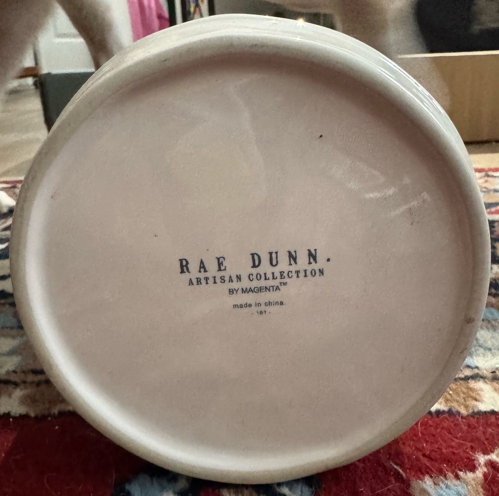 rae dunn christmas planter