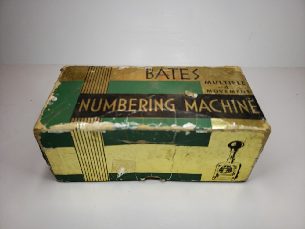 Bates Numbering Machine 4 Movement
