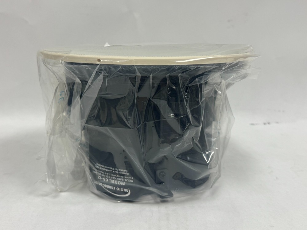 Audio Enhancement Ceiling Speaker, Model CS-12. Metal Back Can 8" - 4 PACK