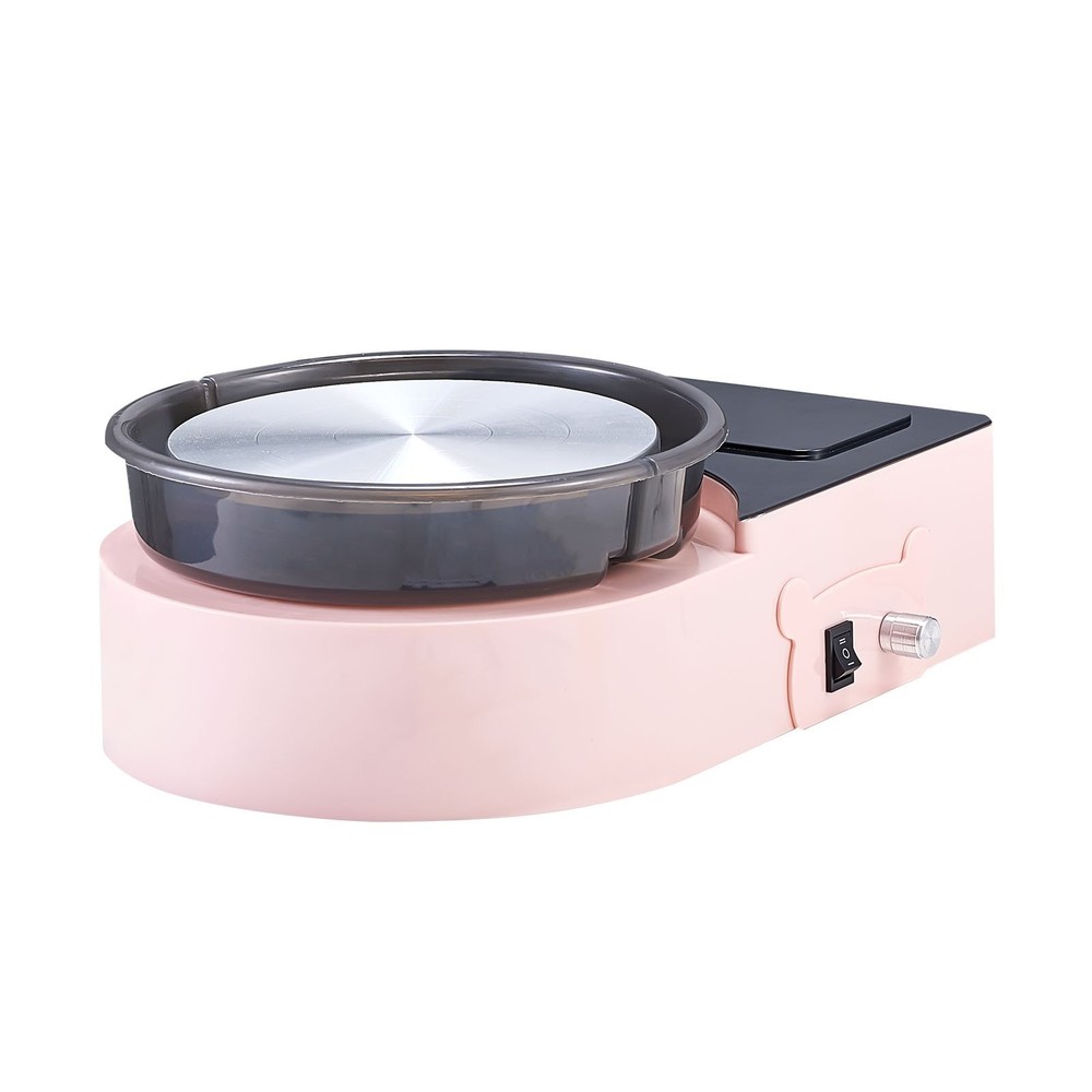 HOT/ Mini Pottery Wheel,6 inch Turntable,Forward and Reverse Rotation,Adjustabl