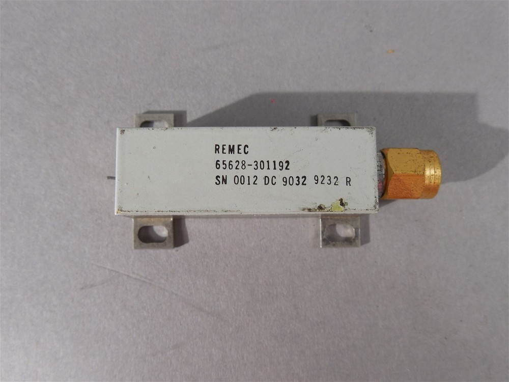 Remec 65628-301192 RF Microwave Filter - USED
