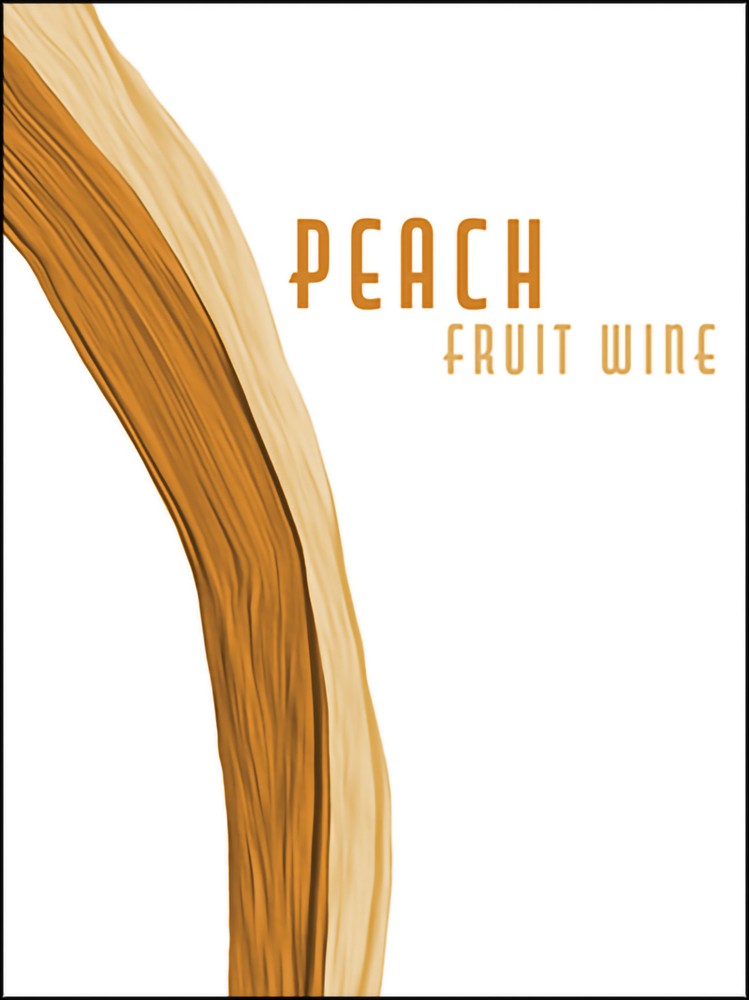Peach Fruit wine Labels 30/Pack Fruit Labels Collection