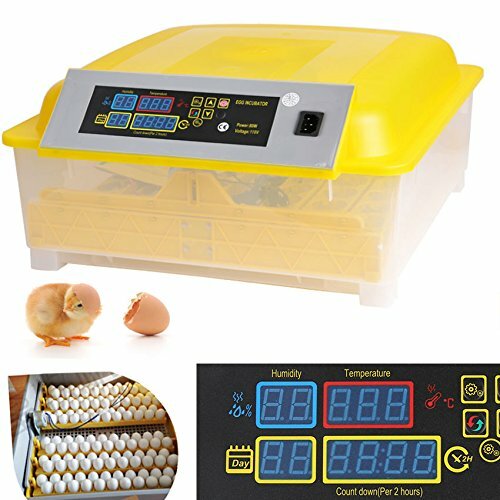 Egg Bird Incubator 48 Eggs Automatic Poultry Hatcher Breeder Digital Display