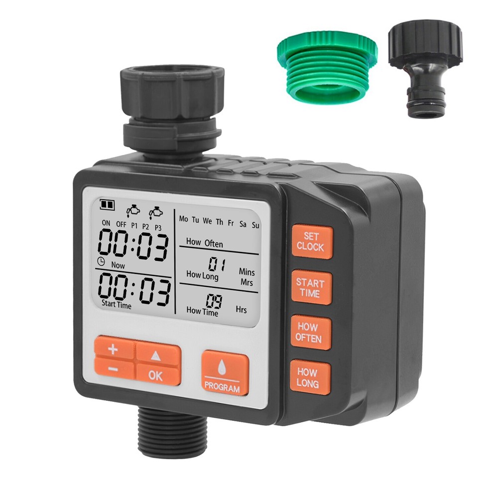 Water Sprinkler Timer Garden Irrigation Controller Digital Auto Watering System