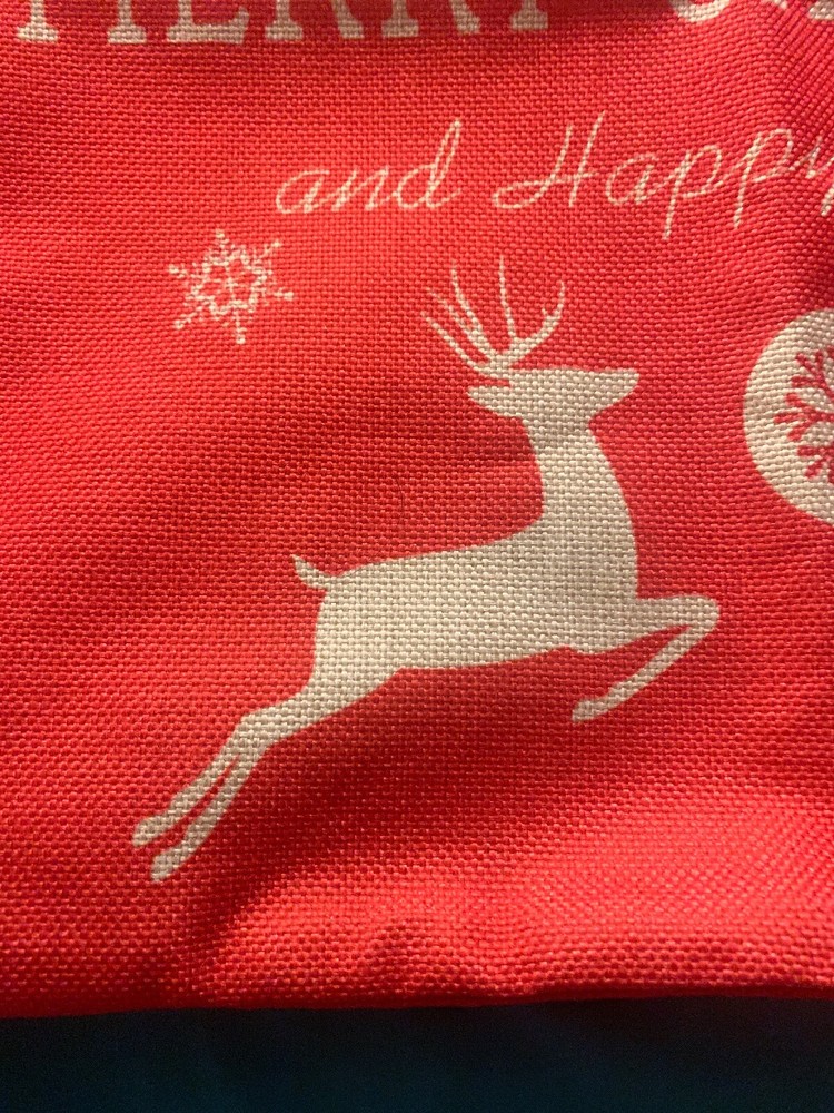 Holiday Pillowcase 16.5”x16.5” (New)