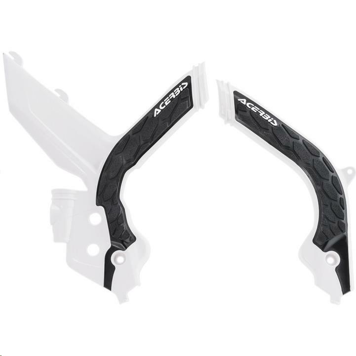 Acerbis - 2783151035 - X-Grip Frame Guards, White/Black